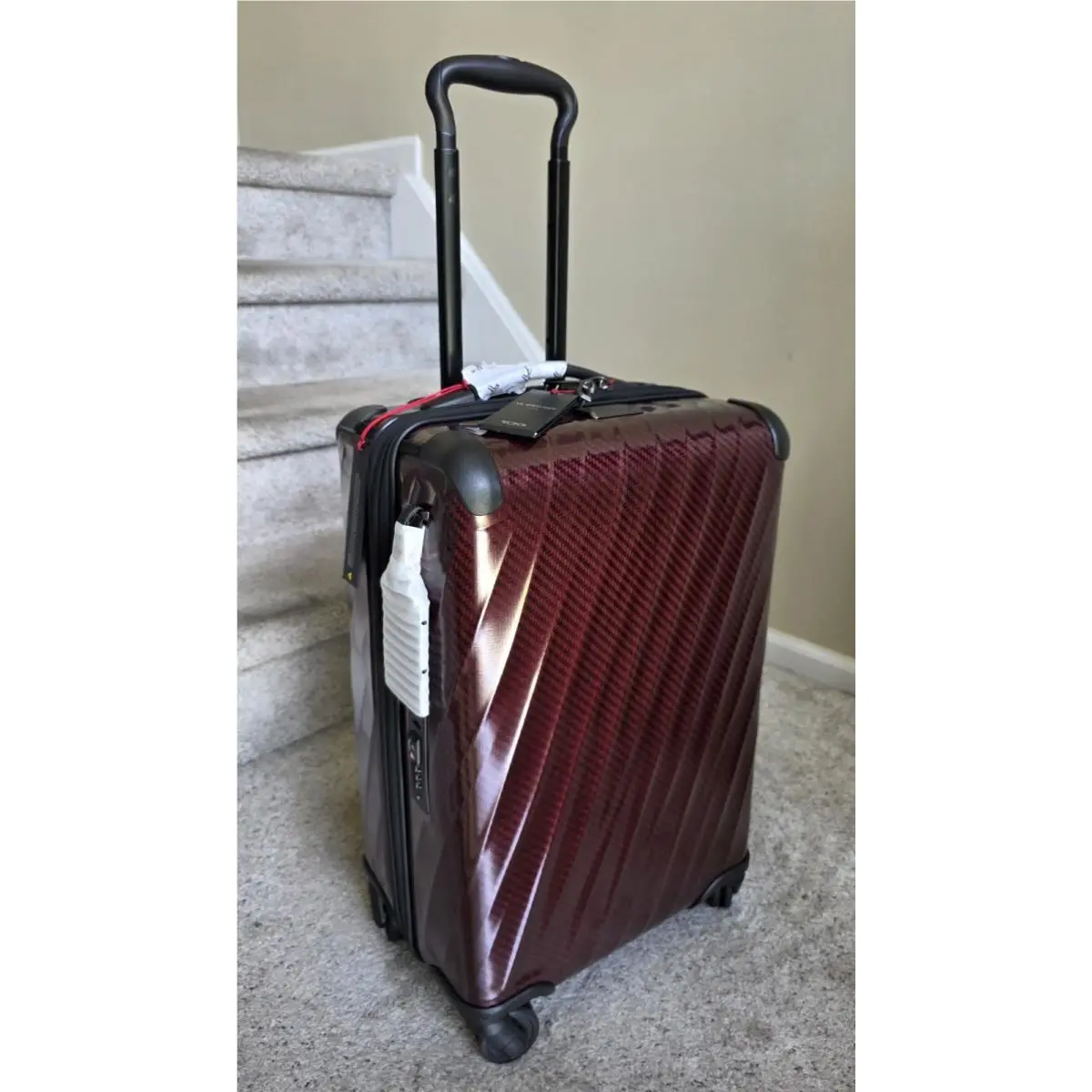 Tumi 19 Degree International 4 Wheeled Carry-on 22 in Wine