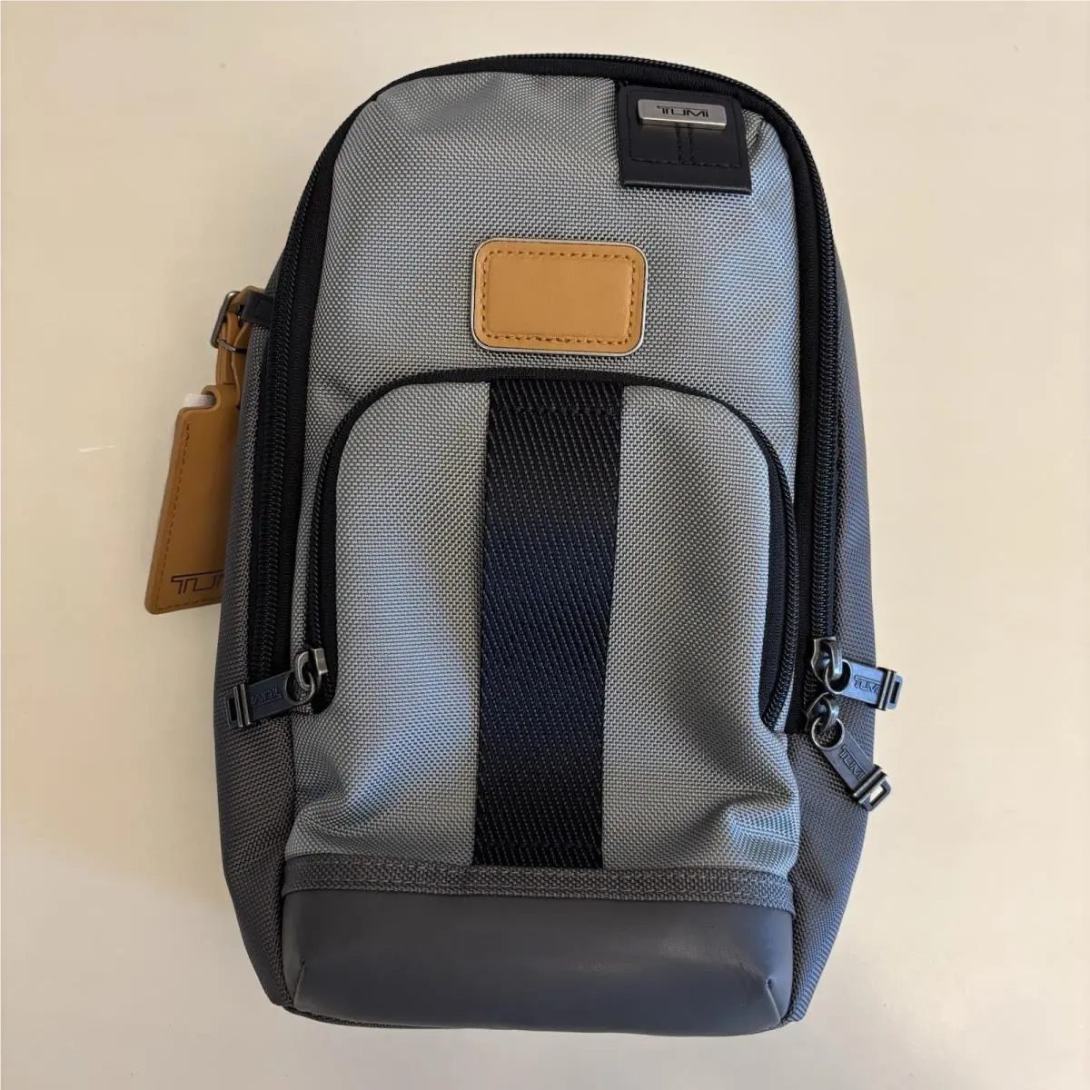 Tumi Fremont Fife 11.75” Slim Sling Bag Backpack - Seal Gray