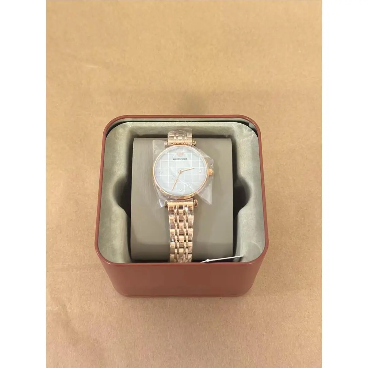 Emporio Armani AR11385 Gianni T Bar Rose Gold-tone Women`s Watch