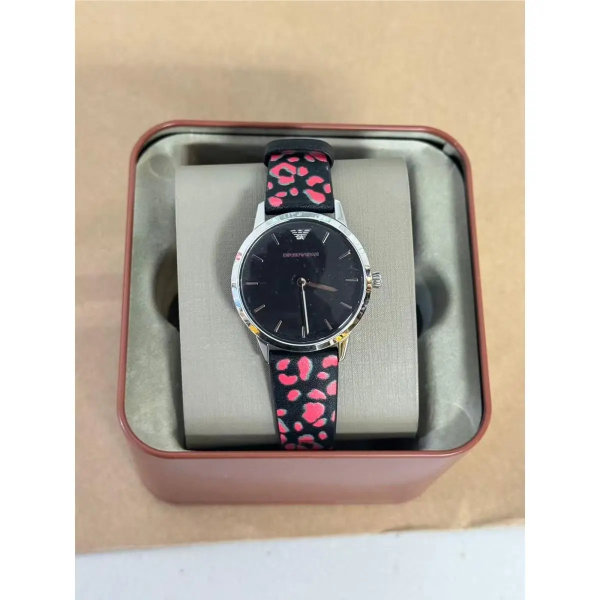 Emporio Armani Raffaella AR11262 Ladies Watch with Black Dial Black