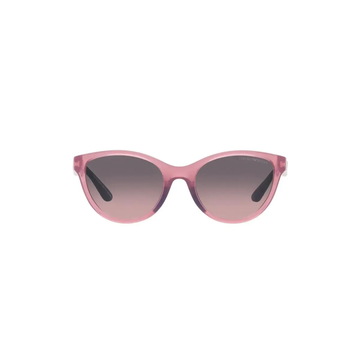Emporio Armani EK4003 Sunglasses Shiny Transparent Lilac/pink Gradient Grey 48 mm
