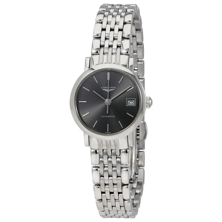 Elegant Grey Dial Automatic Ladies Watch L4.309.4.72.6 by Longines