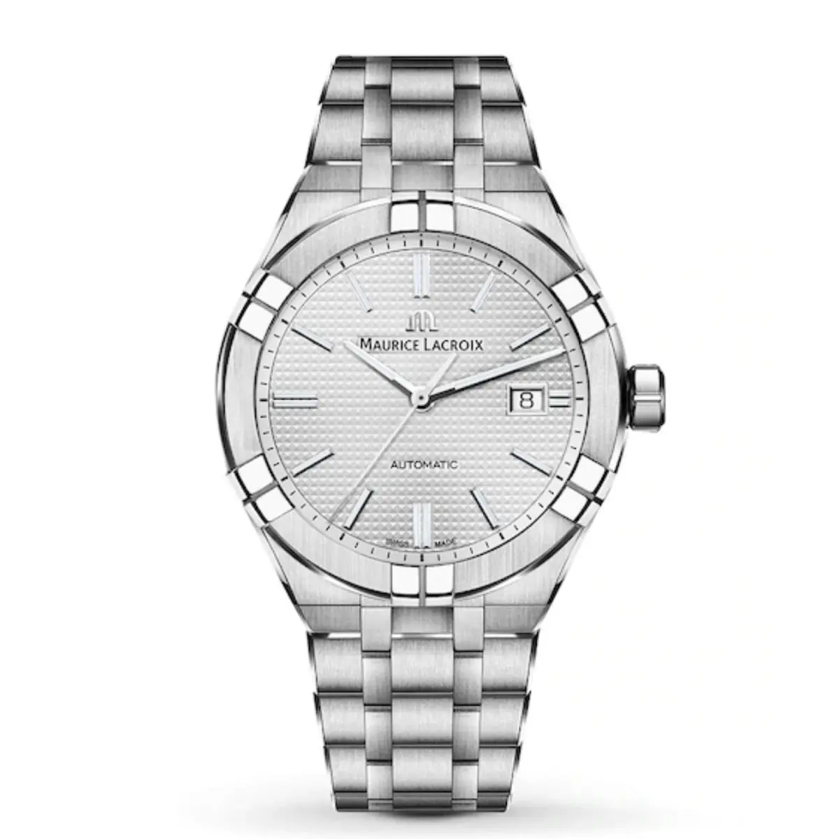 AI6008-SS002-130-1 Men`s Aikon Grey Automatic Watch by Maurice Lacroix
