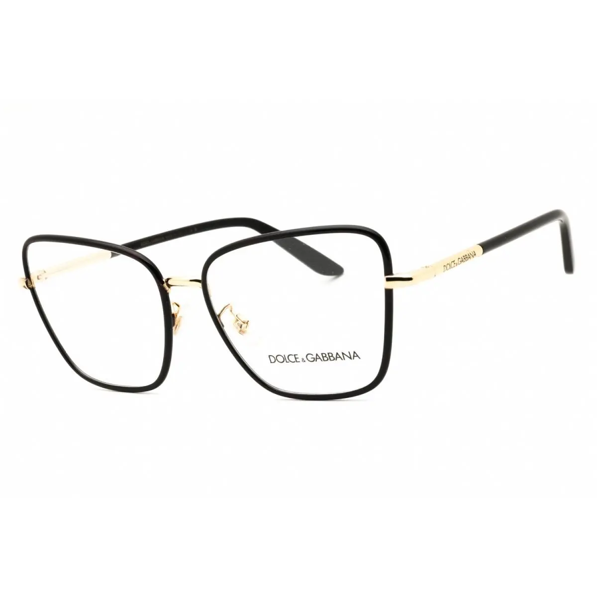 Dolce Gabbana DG1359 1334 Eyeglasses Gold Black Frame 57mm