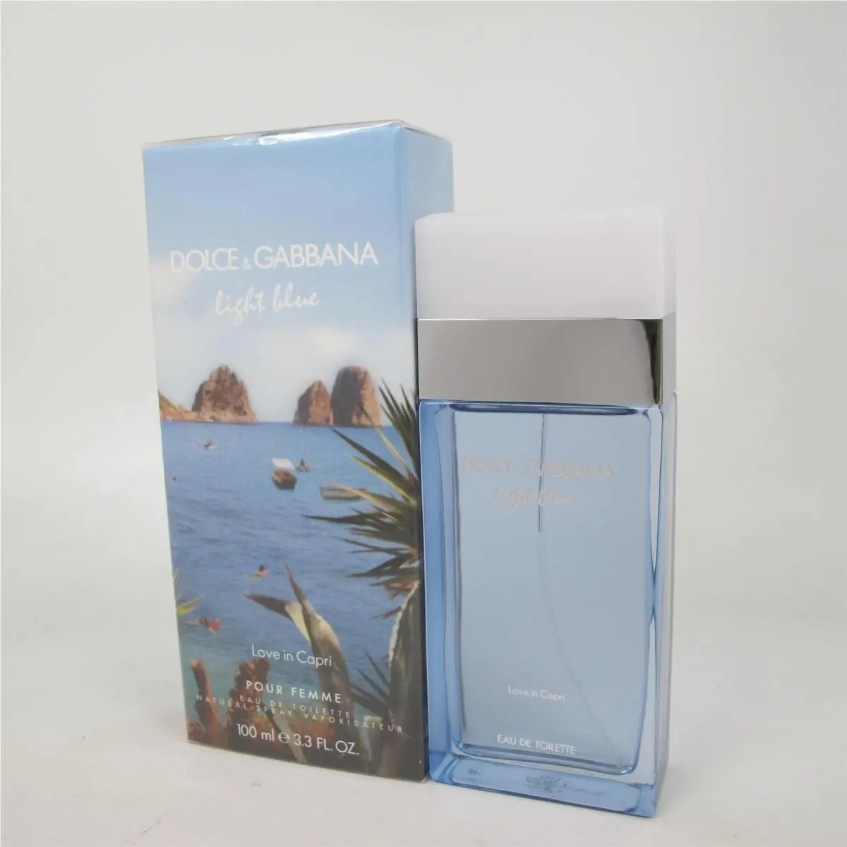Light Blue Love IN Capri Pour Femme by Dolce Gabbana 100 Ml/ 3.3 oz Edt Spray