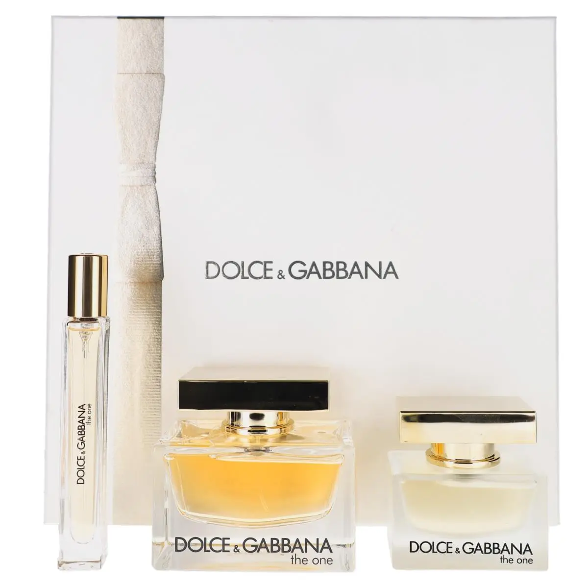 The One by Dolce Gabbana Women Set: Edp x2 + Hair Mist 2.5+0.33+1.0oz DB