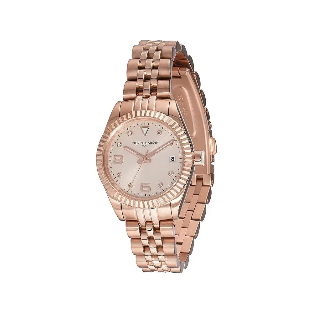 Multicolor Stainless Steel Dress Watch - PCCF1012MRAC by Pierre Cardin