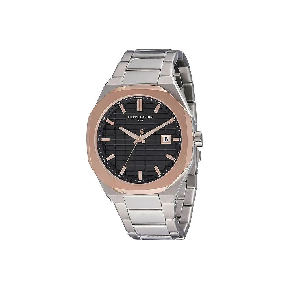 Gray Stainless Steel Dress Watch - PCCF1000MUAC by Pierre Cardin
