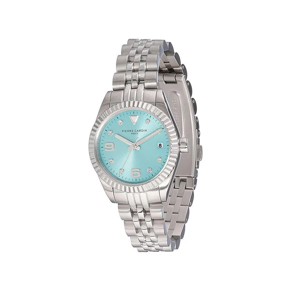 Gray Stainless Steel Dress Watch - PCCF1012MS1AC by Pierre Cardin