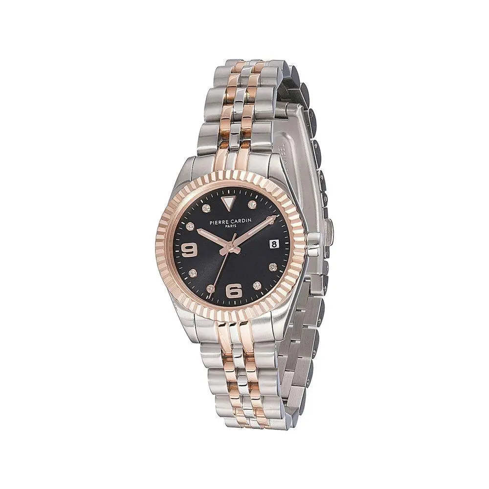 Gray Stainless Steel Dress Watch - PCCF1012MU1AC by Pierre Cardin