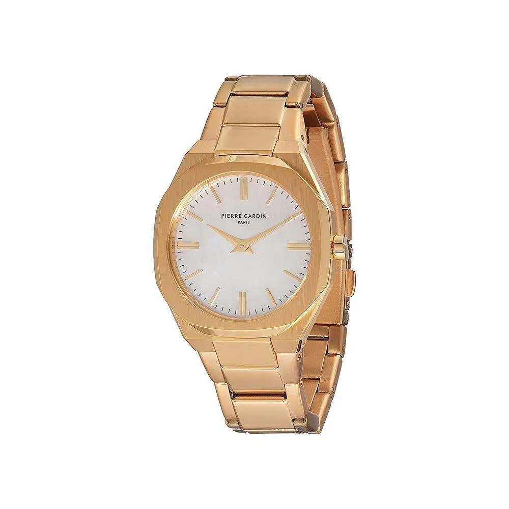 Gold Stainless Steel Dress Watch - PCCF1008MGAC by Pierre Cardin