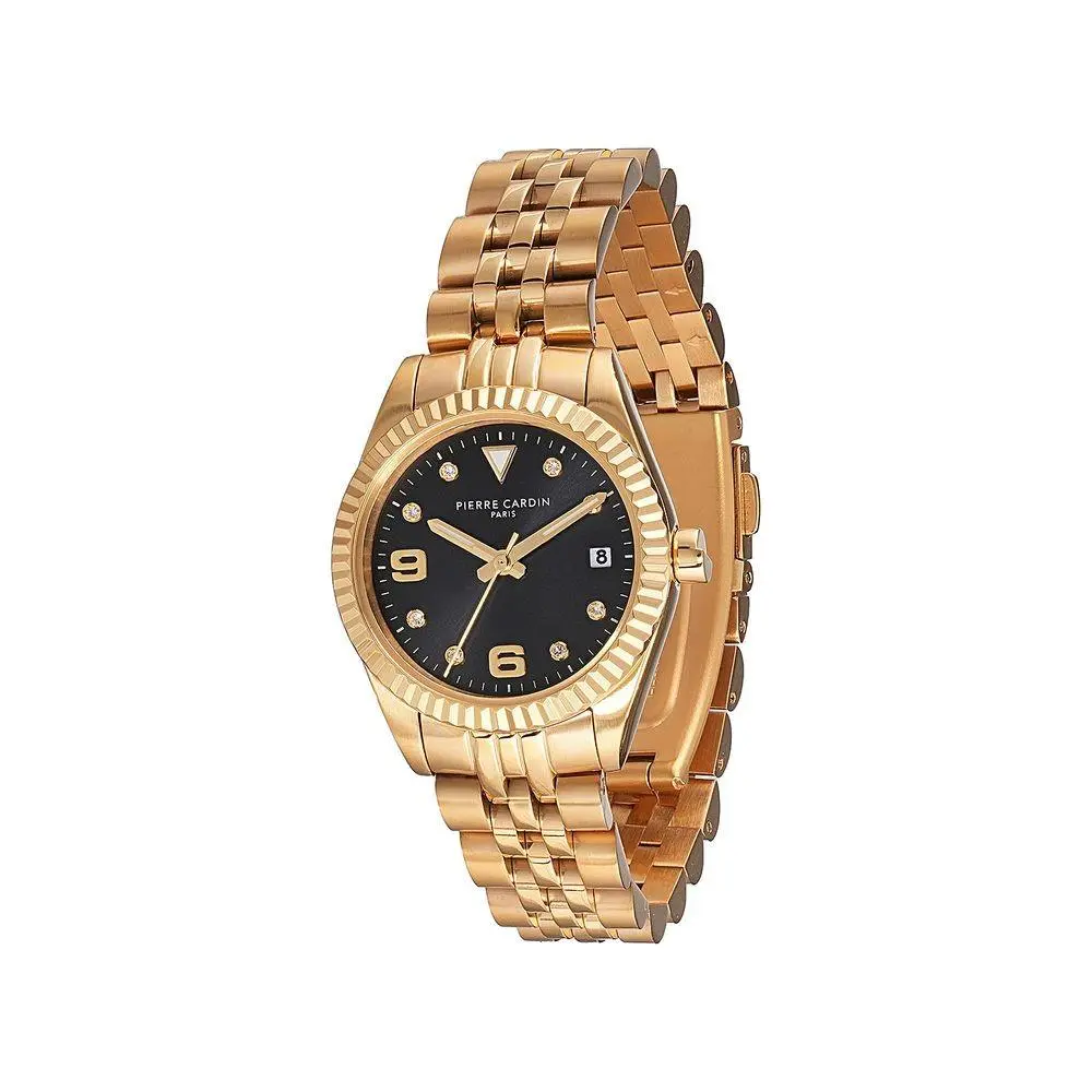 Gold Stainless Steel Dress Watch - PCCF1012MG1AC by Pierre Cardin