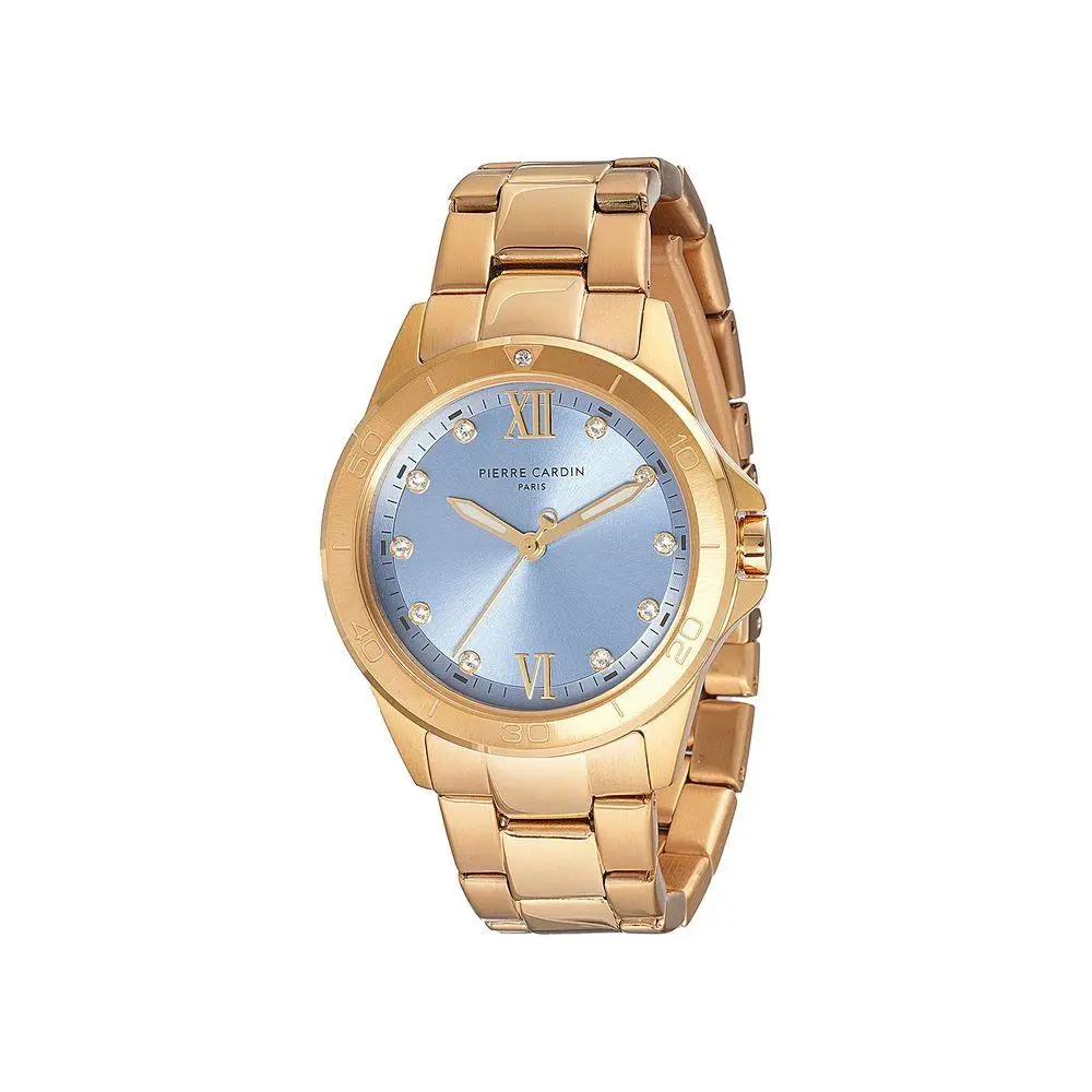 Gold Stainless Steel Dress Watch - PCCF1009MG2AC by Pierre Cardin