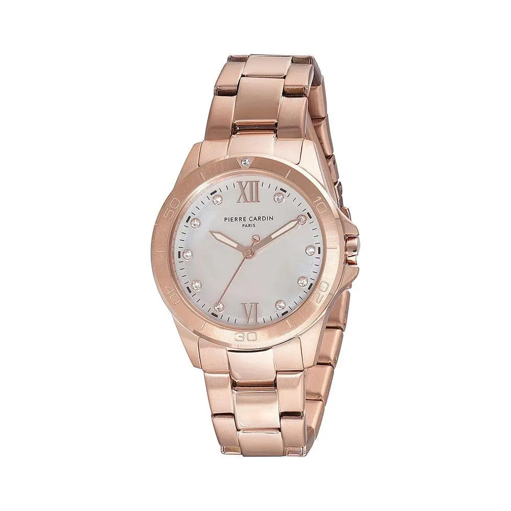 Multicolor Stainless Steel Dress Watch - PCCF1009MRAC by Pierre Cardin