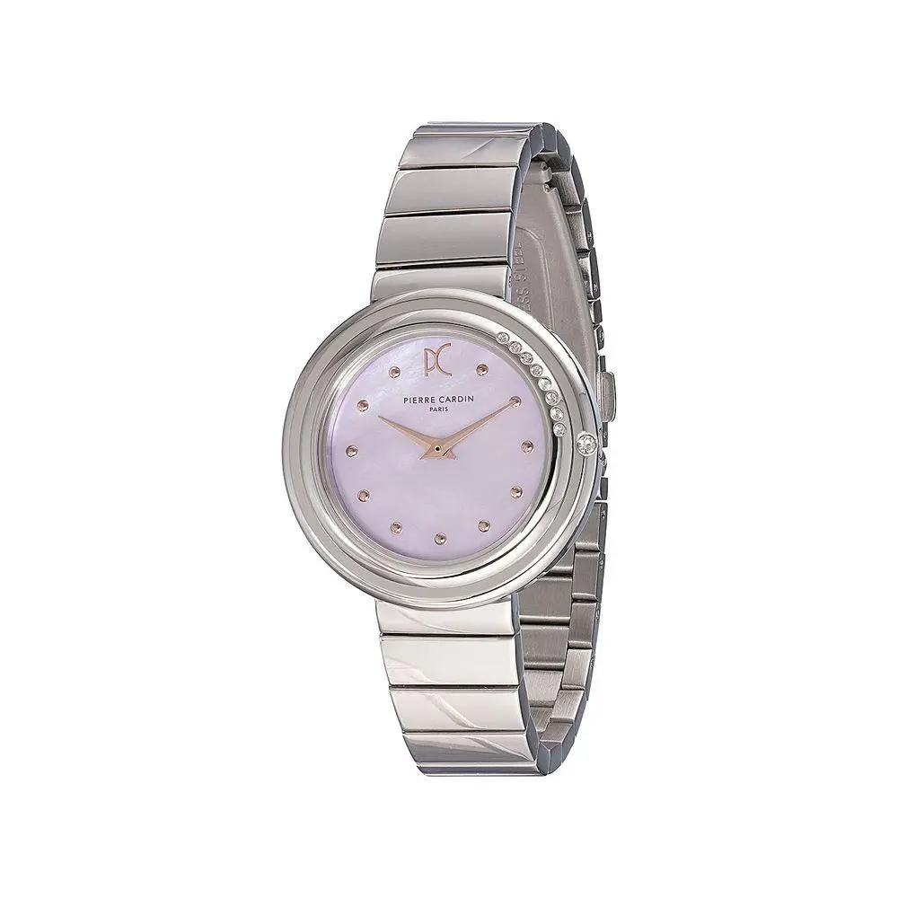 Gray Stainless Steel Dress Watch - PCCF1010MS2AC by Pierre Cardin