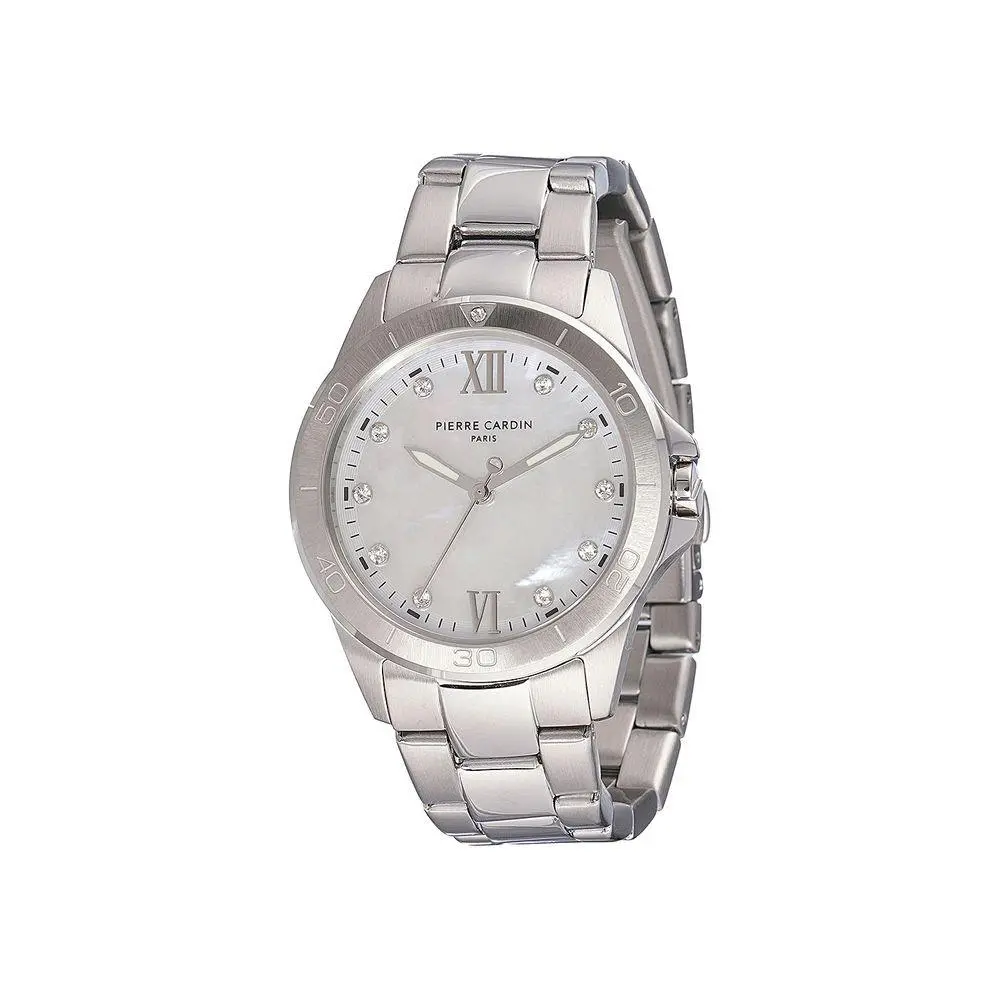 Gray Stainless Steel Dress Watch - PCCF1009MSAC by Pierre Cardin