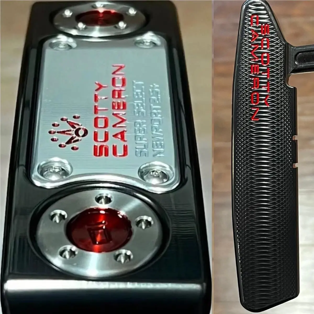 Scott  - Super Select Newport 2.5 Plus - Xtreme Dark Finish - DLC - Red, Lie Angle: Black 0