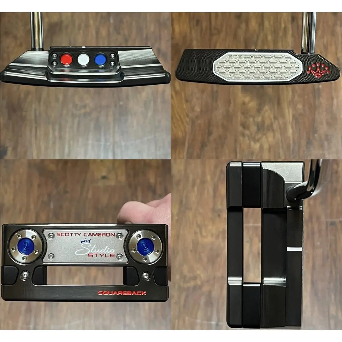 Scotty Cameron Studio Style Squareback Putter - - Xtreme Dark Finish - Usa