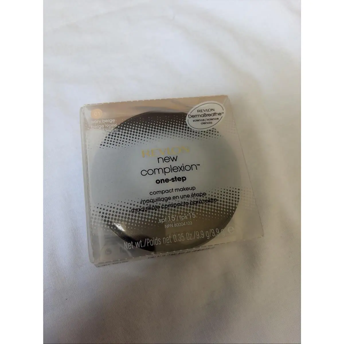 Revlon Complexion One-step Compact Makeup 01 Ivory Beige. Sealed
