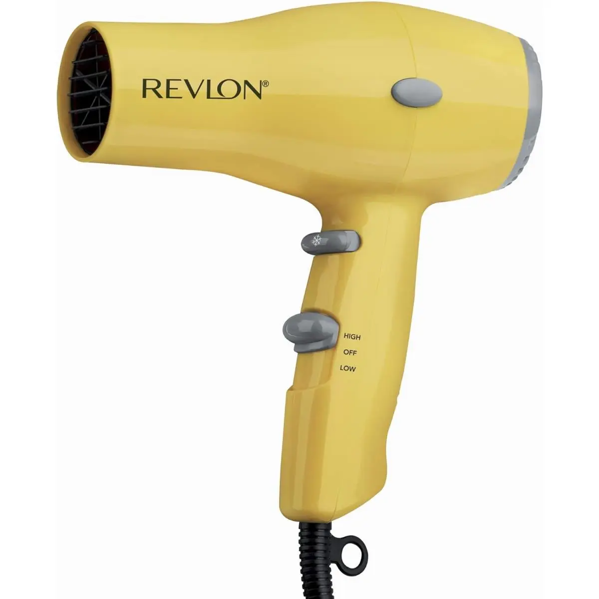 Revlon Compact Hair Dryer 1875W Lightweight Design Perfect For Travel Yello