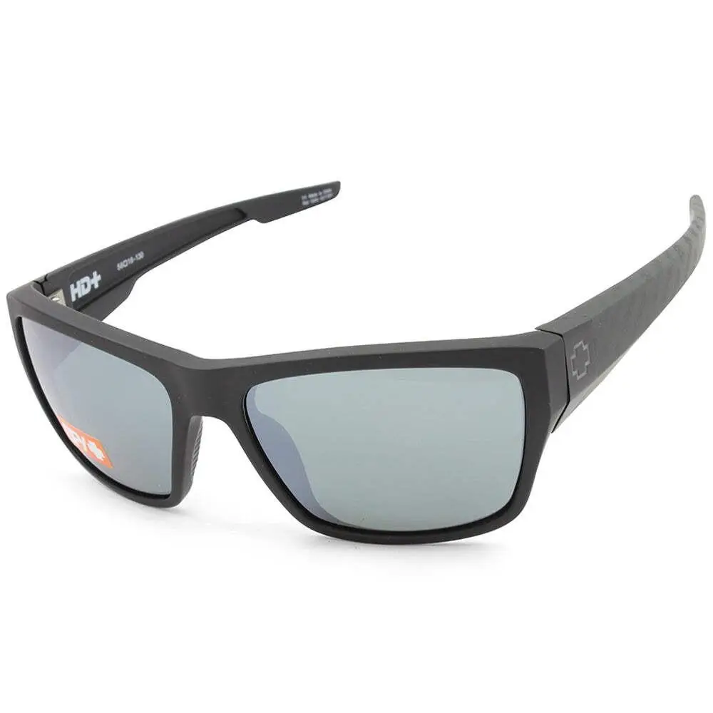 Spy Dirty Mo 2 Matte Black Logo Fade/silver Spectra Mirror Men`s Sunglasses