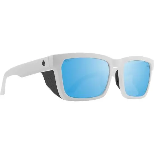 Spy Sunglasses Helm Tech Matte White W/happy Boost Polar Ice Blue 6700000000185