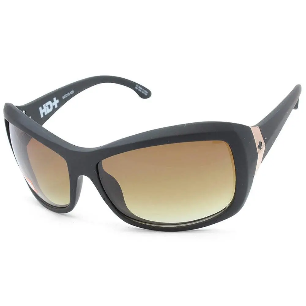 Spy Farrah Femme Fatale Matte Black/hd Plus Bronze Fade Women`s Sunglasses