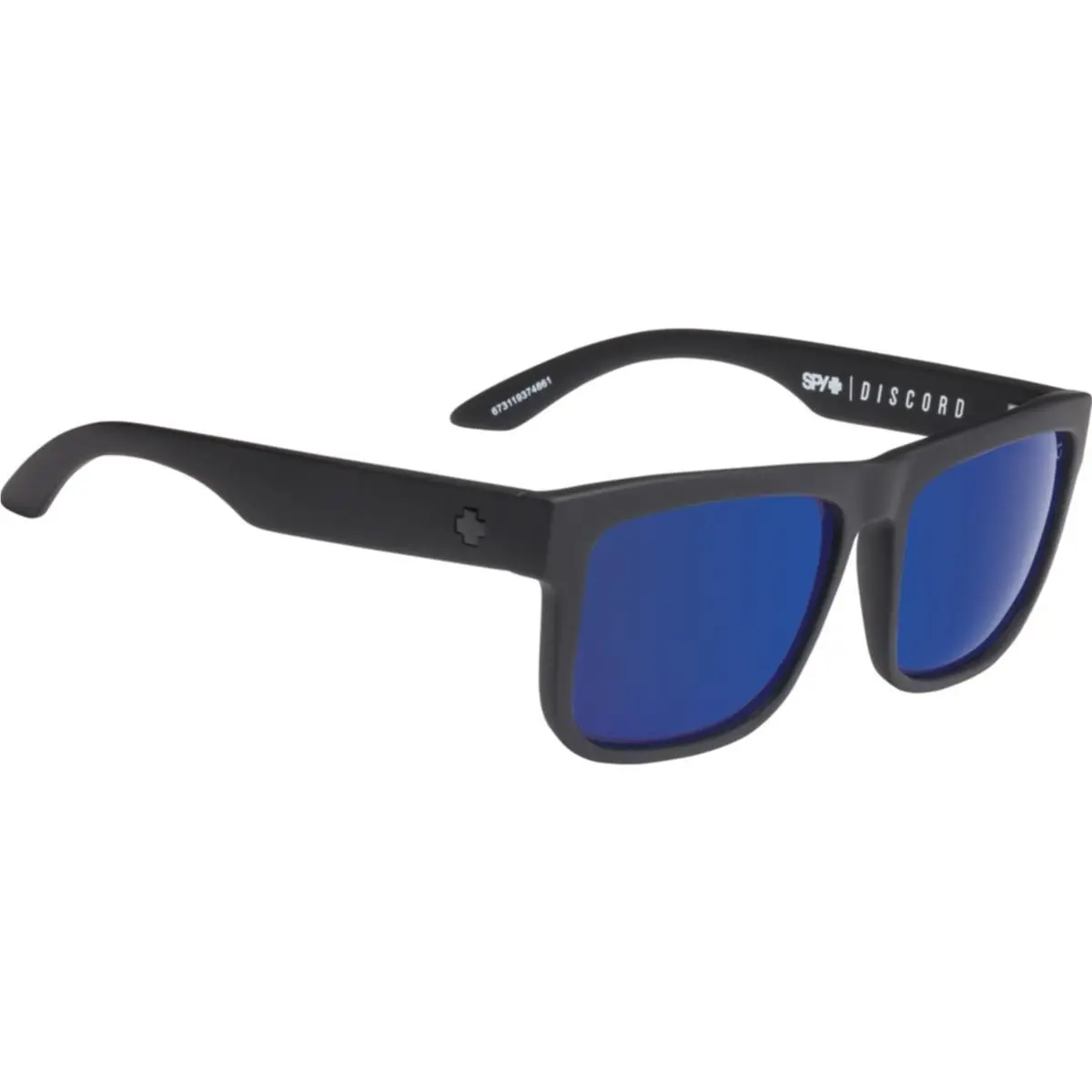 Spy Optics Discord Matte Black Polarized Blue Mirror Bronze Sunglasses