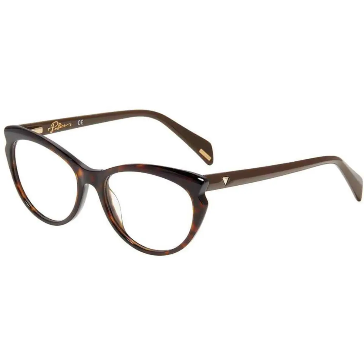 Police Vpla 02 Tortoise 722 0722 Size 54 Sunglasses