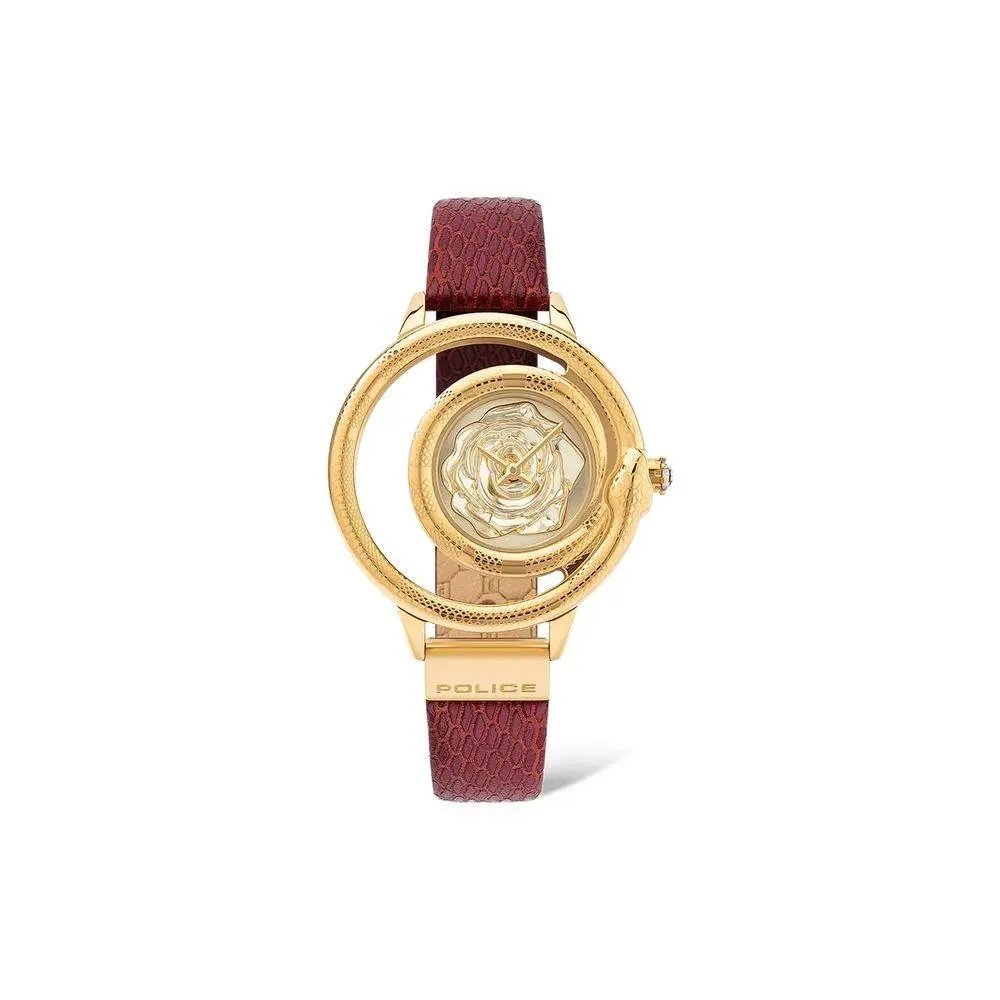 Multicolor Leather Dress Watch by Police