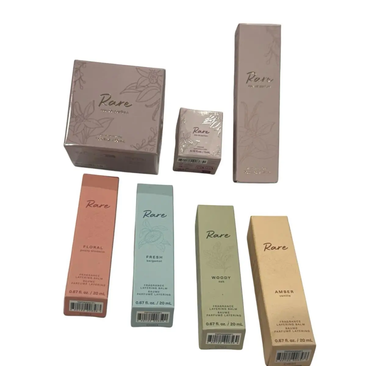 Beauty 7 Item Fragrance Bundle Eau de Parfum Laying Balms Full/travel Sz