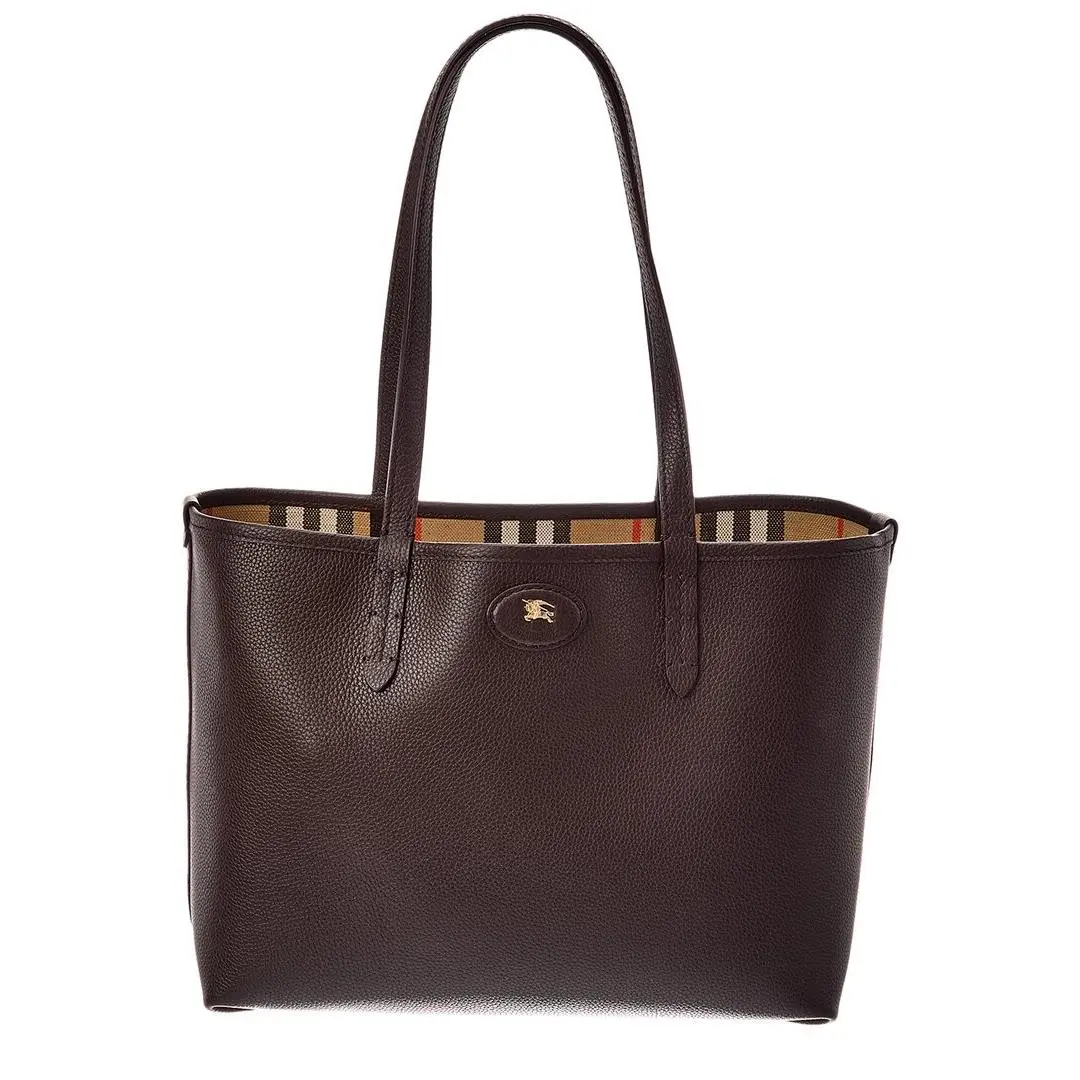 Burberry Leather Tote Women`s Brown