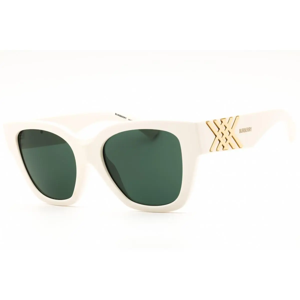 Burberry BE4489U 421871 White/dark Green 53-19-140 Sunglasses