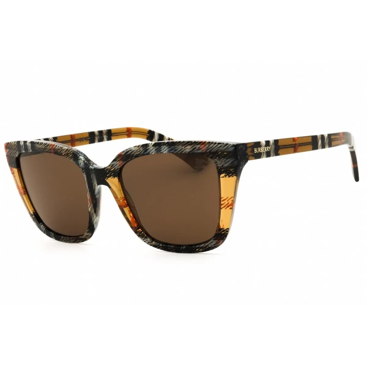 Burberry BE4487-4163-52 Sunglasses Frame Size 52mm 140mm 19mm Checkered Women