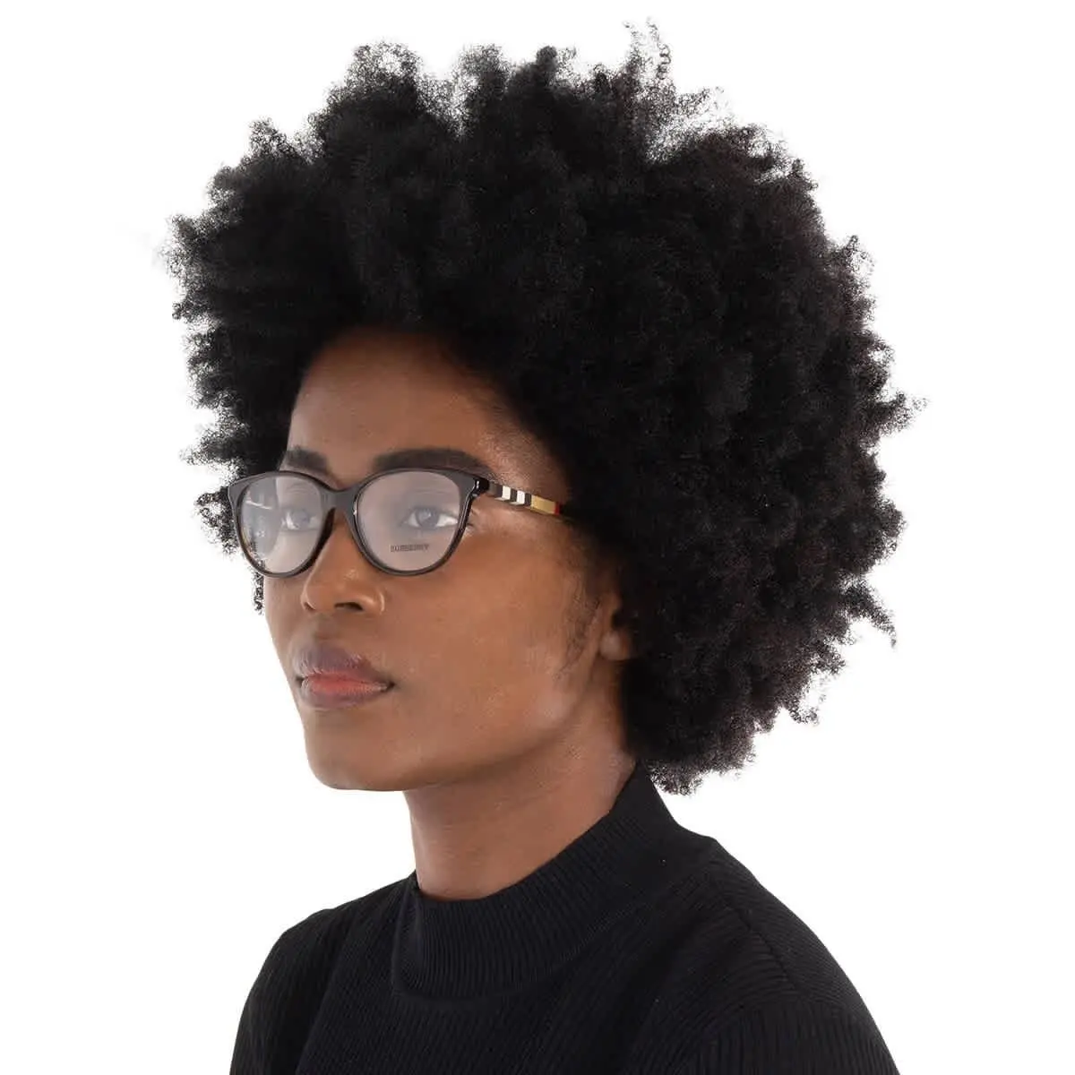Burberry Demo Cat Eye Ladies Eyeglasses BE2205 3002 52 BE2205 3002 52