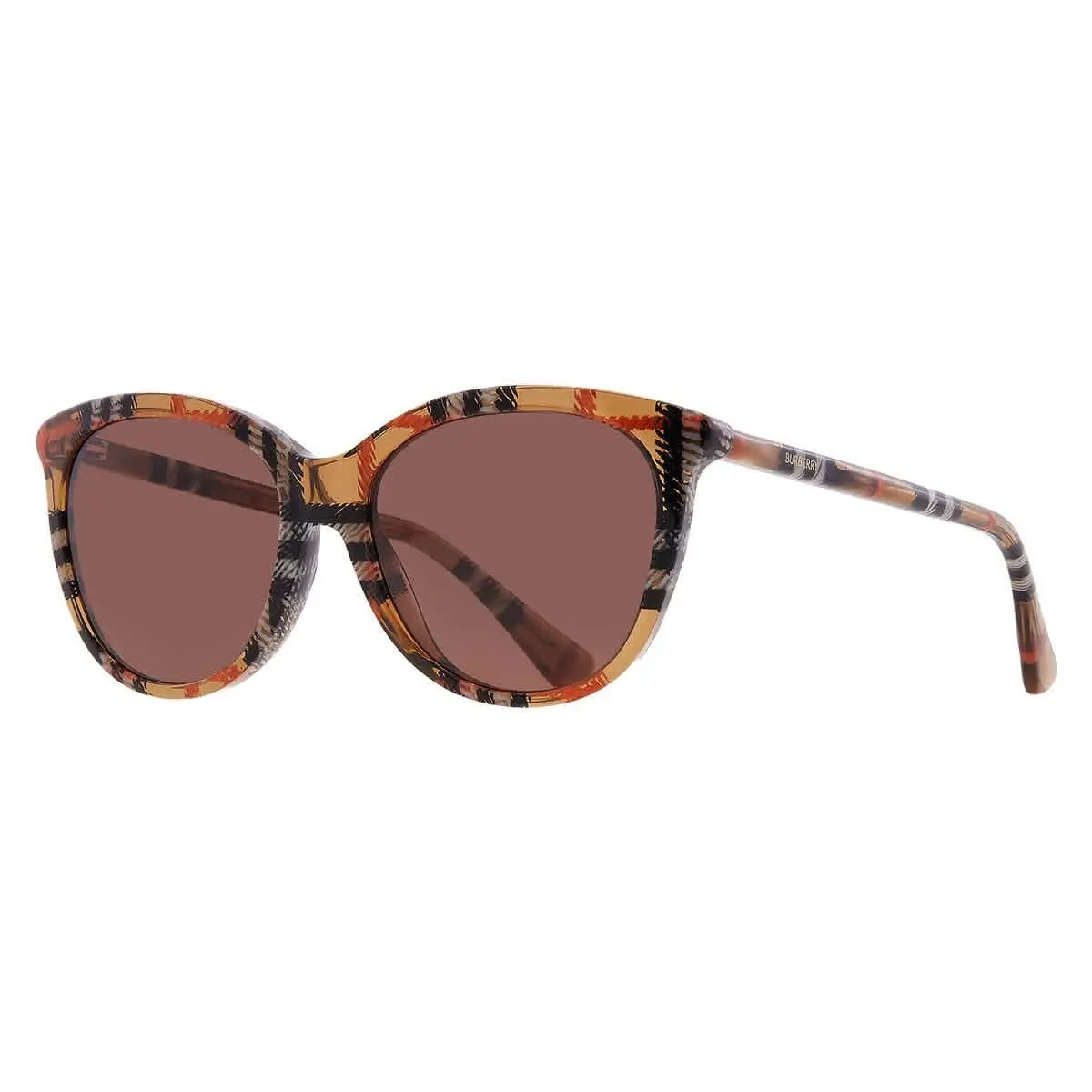 Dark Brown Phantos Ladies Sunglasses BE4455 416373 55 BE4455 416373 55 by Burberry