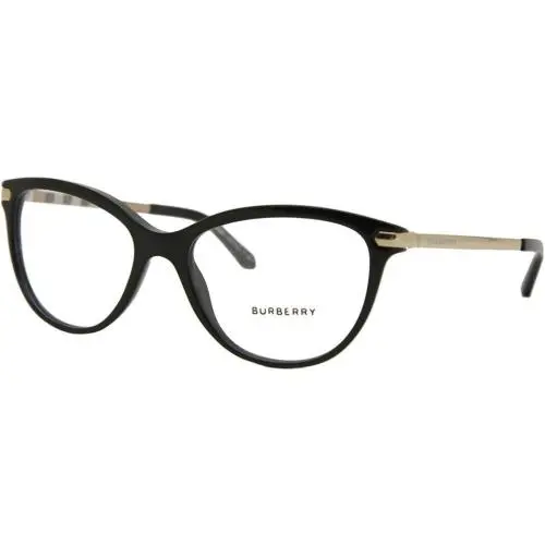 Burberry BE2280 3001 Eyeglasses 54mm Black / Clear Demo Lens