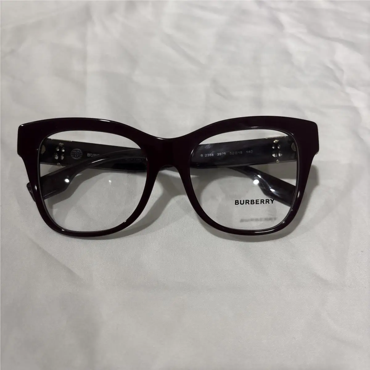 Burberry Eyeglass Frames Women Burgundy B 2388