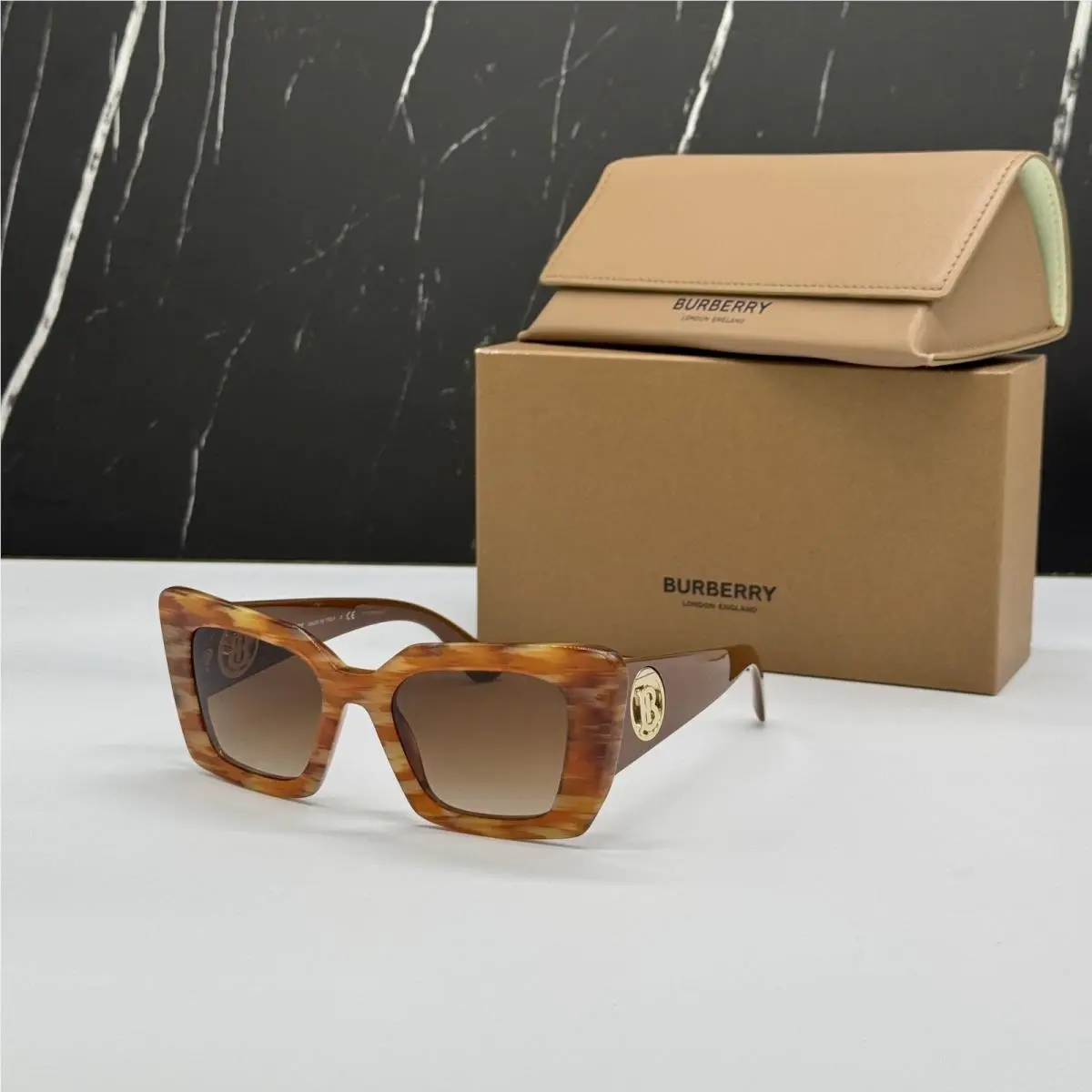 Burberry Be4344 394013 Cat Eye Sunglasses