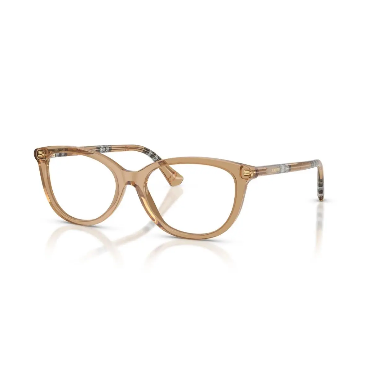 Burberry BE2431 4164 Eyeglasses 54mm Beige / Clear Demo Lens