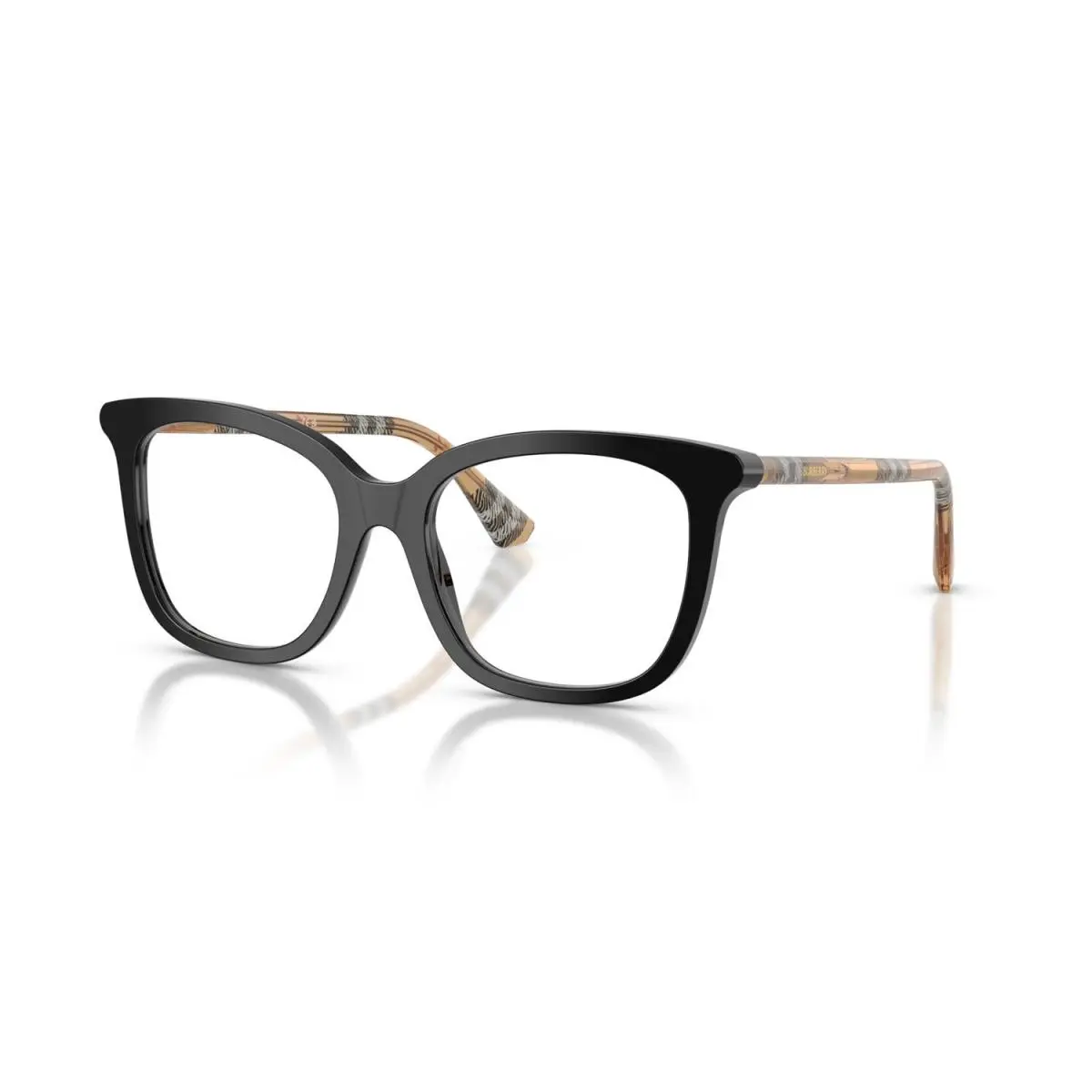 Burberry BE2430 4161 Eyeglasses 53mm Black / Clear Demo Lens