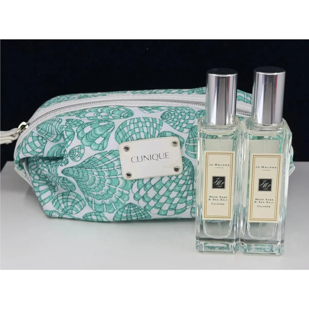 Jo Malone Wood Sage Sea Salt Cologne Spray 2oz Lot OF 2 1 oz+1 oz Value Set