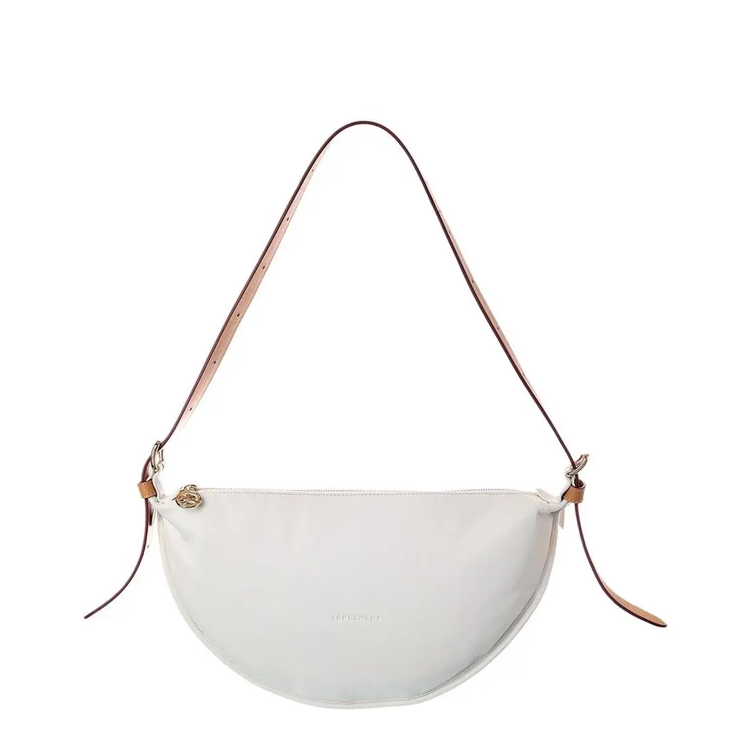 Longchamp Smoothie Leather Crossbody Women`s White