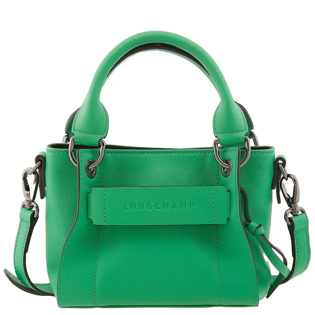 Longchamp 3D XS Handbag Green - Leather 10254HCV129