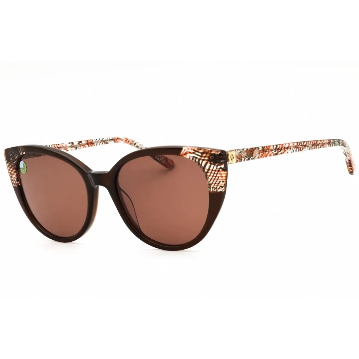 Anne Klein AK7099 200 Mocha Plaid/brown 54-18-140 Sunglasses
