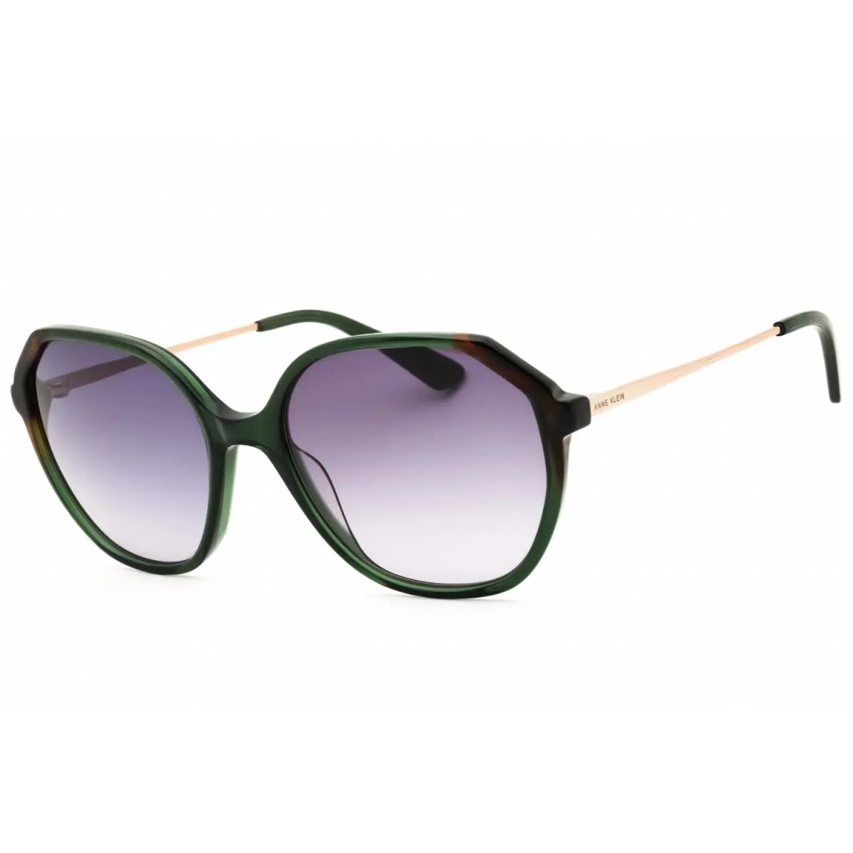 Anne Klein AK7075 300 Olive/grey Gradient 55-18-135 Sunglasses