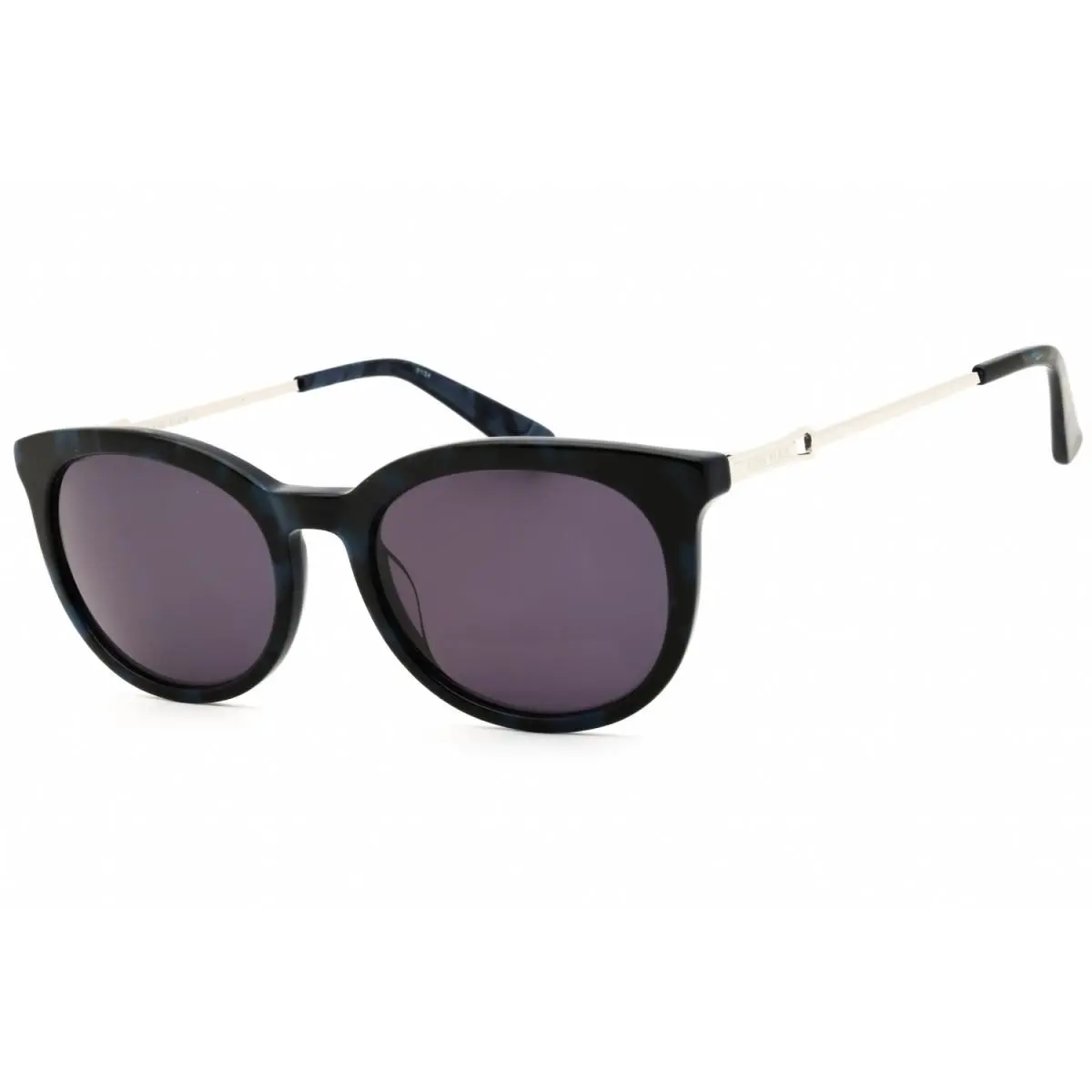 AK7097 410 Blue Tortoise/grey 54-19-140 Sunglasses by Anne Klein