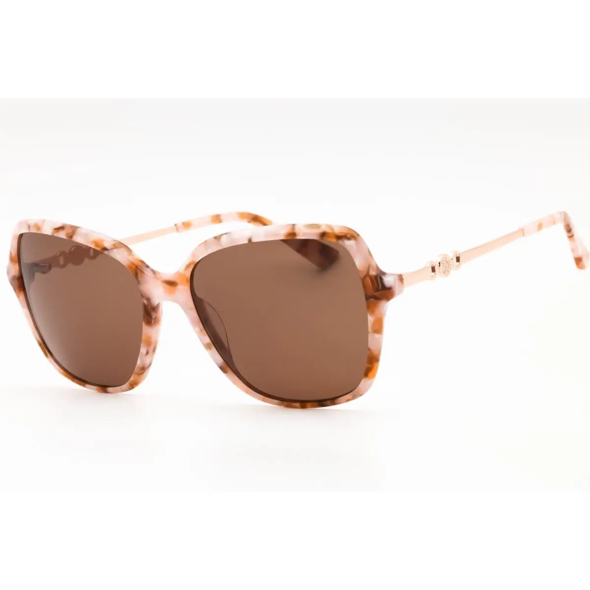 Anne Klein AK7093 682 Blush Marble/brown 56-17-140 Sunglasses