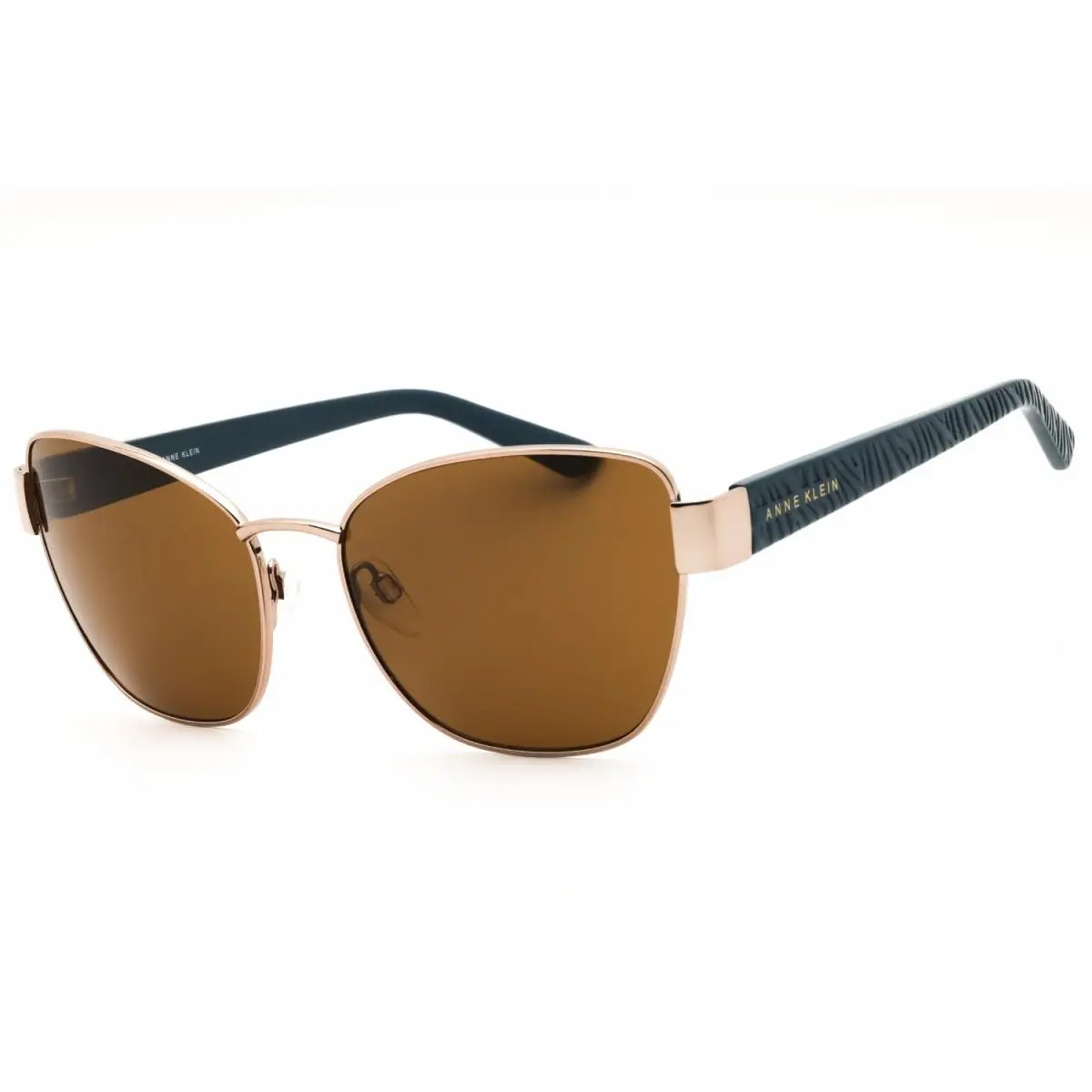 Anne Klein AK7101 770 Rose Gold/brown 58-17-140 Sunglasses