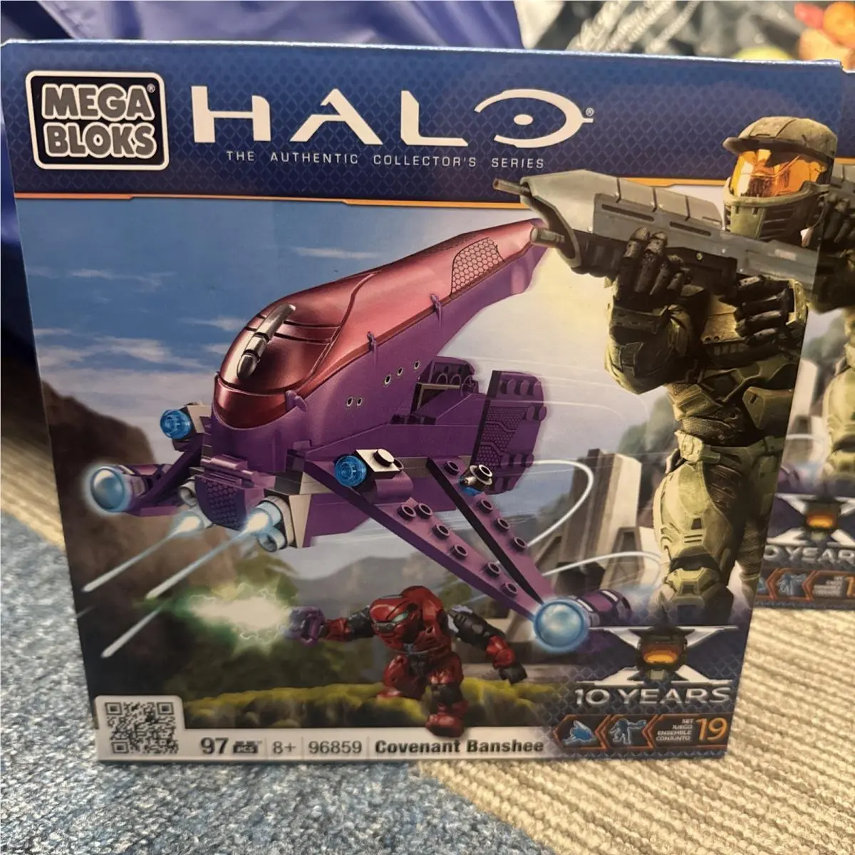 Mega Bloks Halo: Covenant Banshee Set 96859 Collector`s Series -new